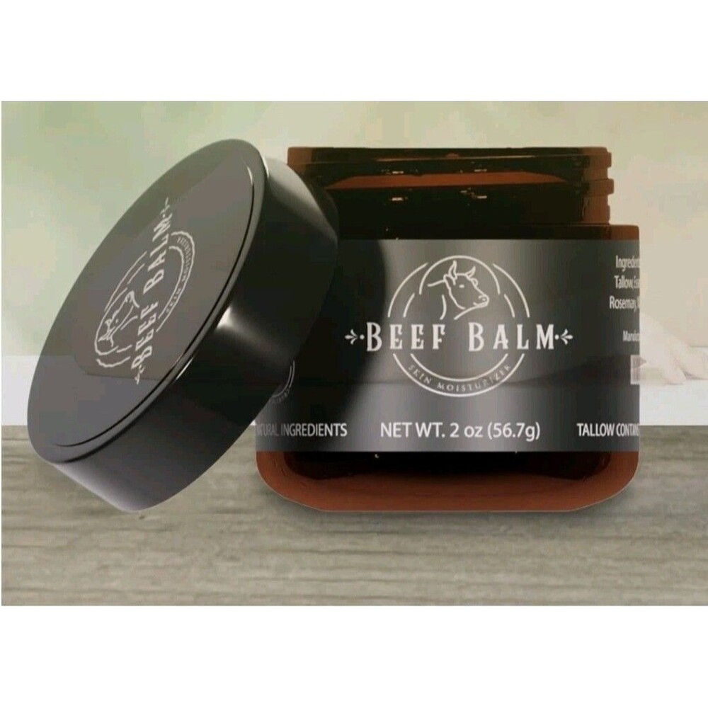 Beef Tallow Balm - Beef Tallow for Skin Care, Tallow Moisturizer, Face Cream